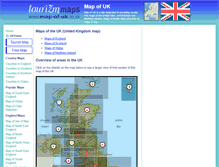 Tablet Screenshot of map-of-uk.co.uk
